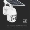 SMART Napelemes 4G PTZ kamera, 4w, fehér, IP65, V-TAC, 11616