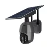 SMART Napelemes WiFi PTZ kamera, 4w, fekete, IP65, V-TAC, 11617