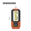 EMOS COB LED munkalámpa 180lm, fekete, narancs, P3888