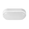 LED corp de iluminat, de tavan, lampă tip vapor, 15W, oval, alb natural, alb, exterior, IP54, Rábalux, HORT