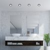 Rábalux , 5274 , Coco , Ráépíthető és Beépíthető lámpa , fekete , IP44 , 4000K , 3W