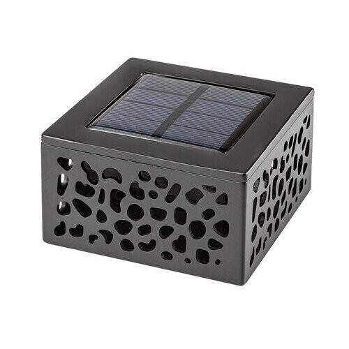 Rábalux , 7032 , Medulin , Napelemes lámpa , fekete , IP44 , 3000K , 0,5W