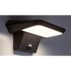 Rábalux , 77005 , Qesa , Napelemes lámpa , fekete , IP44 , 4000K , 10W