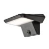 Rábalux , 77005 , Qesa , Napelemes lámpa , fekete , IP44 , 4000K , 10W