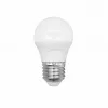 LED lámpa , égő , kisgömb , E27 foglalat , 3W , hideg fehér , COSMOLED