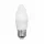 LED lámpa , égő , gyertya , E27 foglalat , 6W , meleg fehér , COSMOLED