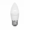 LED lámpa , égő , gyertya , E27 foglalat , 6W , hideg fehér , COSMOLED