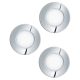 EGLO , 98635 , FUEVA 1 , süllyesztett lámpa , 3000 K , LED , 3X2,8W , IP20, IP44 , fehér