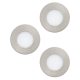 EGLO , 98634 , FUEVA 1 , süllyesztett lámpa , 3000 K , LED , 3X2,8W , IP20, IP44 , fehér