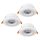 EGLO , 900913 , CALONGE , süllyesztett lámpa , 3000 K , LED , 3X4,8W , IP20