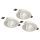EGLO , 900746 , SALICETO , süllyesztett lámpa , 2700 K , LED , 3X6W , Yes , IP20