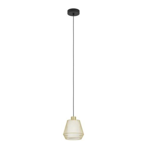 EGLO , 900896 , CIUDADELA , függeszték , E27 , 1X40W , IP20 , csiszolt réz, fehér