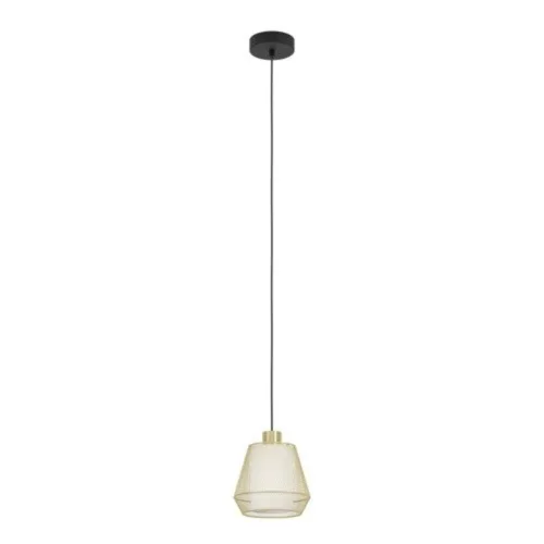 EGLO, 900896, CIUDADELA, lampă suspendată, E27, 1X40W, IP20, periat cupru, alb