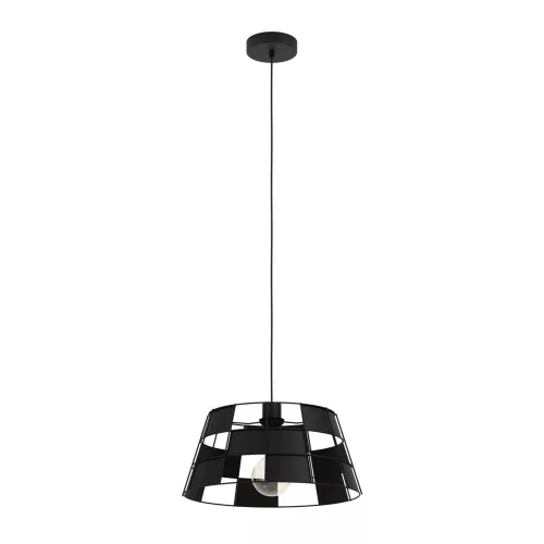 LED lampă, lampă suspendată, de tavan, 110cm, E27 cu soclu, 1 x 40W, negru, EGLO, PONTEFRACT, 43892