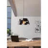 LED lampă, lampă suspendată, de tavan, 110cm, E27 cu soclu, 1 x 40W, negru, EGLO, PONTEFRACT, 43892