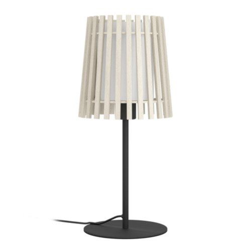 EGLO , 900904 , FATTORIA , asztali lámpa , E27 , 1X25W , IP20 , natúr, fehér