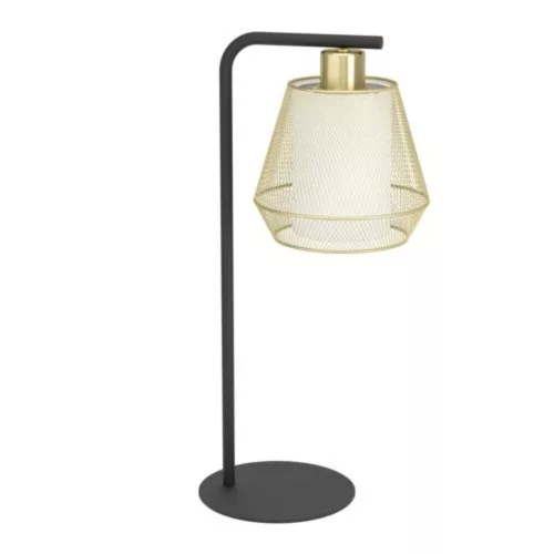 EGLO, 900898, CIUDADELA, lampă de masă, E27, 1X40W, IP20, periat cupru, alb