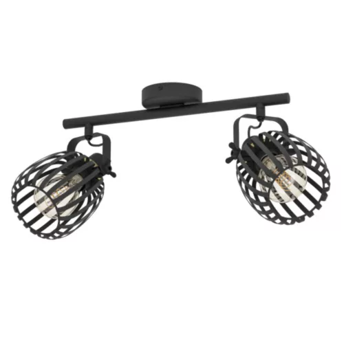 EGLO, 900662, GIRONA, spot luminos, E27, 2X40W, IP20