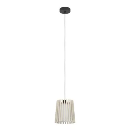 EGLO, 900902, lemnTTORIA, lampă suspendată, E27, 1X25W, IP20, natural, alb