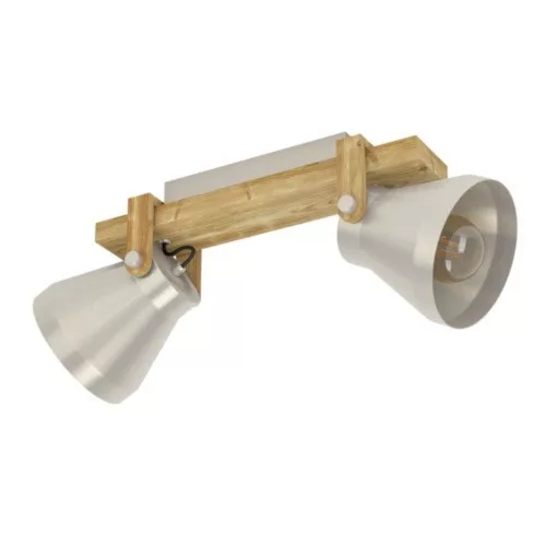 EGLO, 43949, CAWTON, spot luminos, E27, 2X40W, IP20
