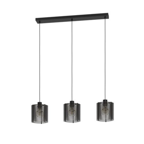 EGLO , 900738 , SEGOVIA , függeszték , E27 , 3X40W , IP20 , fekete