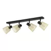 EGLO, 900695, COSLADA, spot luminos, E27, 4X40W, IP20, negru, cupru