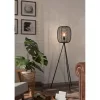 LED lampă, lampadar, E27-es cu soclu, 1x40W, oțel, negru, EGLO, RINROE, 43968