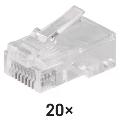 EMOS UTP csatlakozó RJ45 20db, K0101