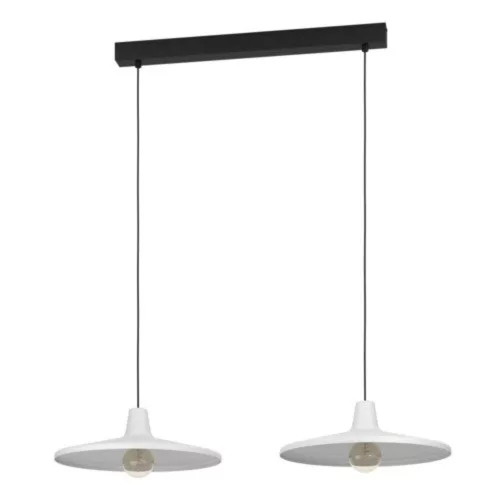 EGLO, 900834, MINIERE, lampă suspendată, E27, 2X40W, IP20, gri