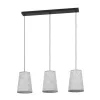 EGLO , 43985 , ALSAGER , függeszték , E27 , 3X40W , IP20 , szürke