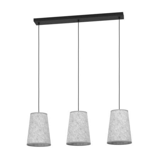 EGLO , 43985 , ALSAGER , függeszték , E27 , 3X40W , IP20 , szürke