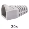 EMOS RJ45 csatlakozó védőkupak szürke 20db/csomag, K0151