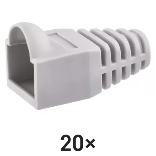 EMOS RJ45 csatlakozó védőkupak szürke 20db/csomag, K0151
