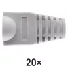 EMOS RJ45 csatlakozó védőkupak szürke 20db/csomag, K0151