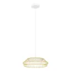 EGLO, 900842, YUKU-Z, lampă suspendată, 2700 K 6500 K, LED, 22W, dimmerabil, IP20, maro, alb