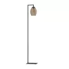 EGLO, 390255, ESTANYS 1, lampadar, E27, 1X40W, maro-transparent