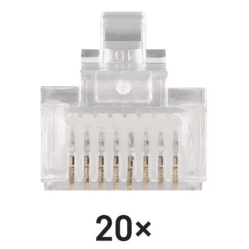 EMOS FTP csatlakozó RJ45 CAT5E 20/bliszter, K0201