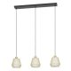 EGLO , 900897 , CIUDADELA , függeszték , E27 , 3X40W , IP20 , csiszolt réz, fehér