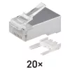 EMOS FTP csatlakozó RJ45 CAT6 20/bliszter, K0202