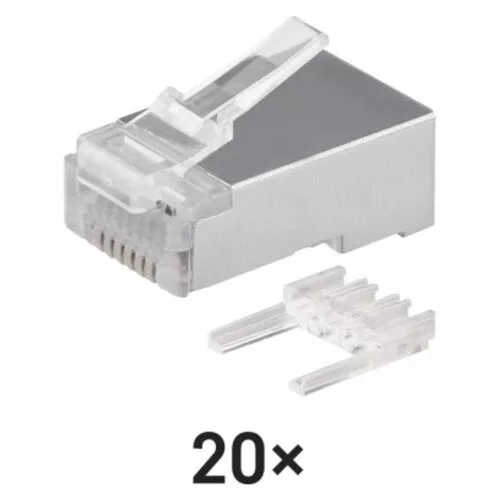 EMOS FTP csatlakozó RJ45 CAT6 20/bliszter, K0202