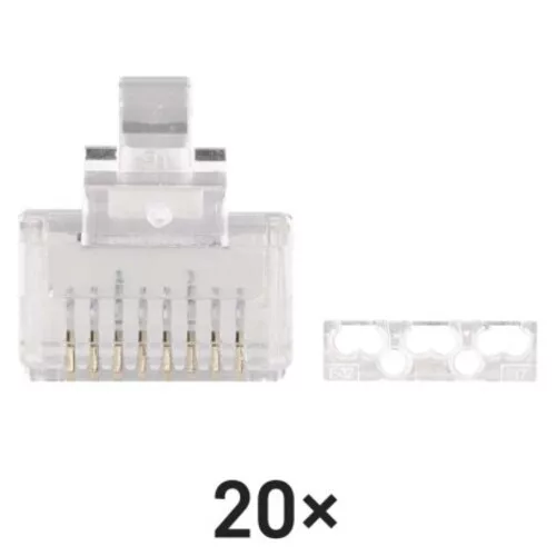 EMOS FTP csatlakozó RJ45 CAT6 20/bliszter, K0202