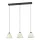 EGLO , 43943 , OXPARK , függeszték , E27 , 3X25W , IP20 , fehér, zöld