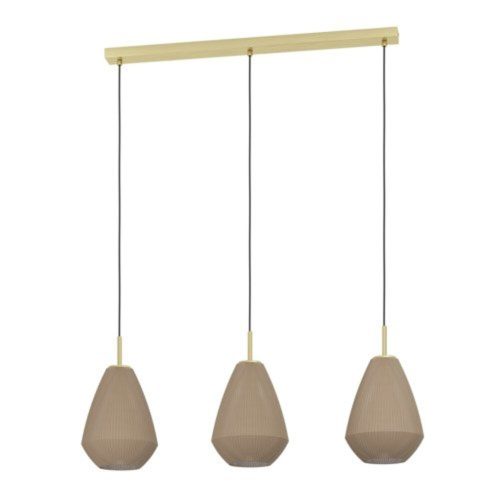 EGLO , 900813 , CAPRAROLA , függeszték , E27 , 3X40W , IP20 , homokszín