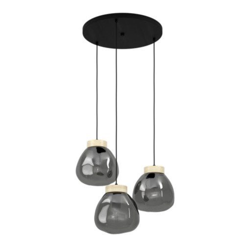EGLO , 390319 , MAGACELA , függeszték , E27 , 3X40W , IP20 , szürke