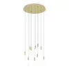 EGLO, 390359, MIRADOR, lampă suspendată, 3000 K, LED, 10X3W, dimmerabil, IP20, transparent