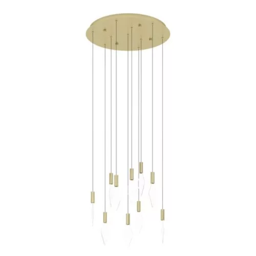 EGLO, 390359, MIRADOR, lampă suspendată, 3000 K, LED, 10X3W, dimmerabil, IP20, transparent