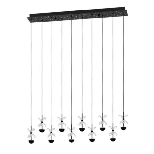 EGLO , 390278 , PIANOPOLI 2 , függeszték , 3000 K , LED , 10X2,3W , Yes , IP20 , átlátszó