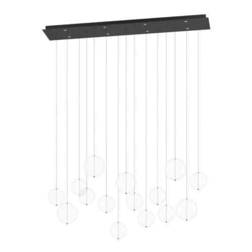 EGLO , 390334 , ESPARDELLO , függeszték , 3000 K , LED , 8X5,4W , Yes , IP20 , átlátszó