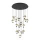 EGLO , 390341 , DRACERA , függeszték , 3000 K , LED , 17X2,3W , Yes , IP20 , fekete, arany