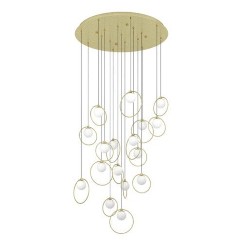 EGLO , 390346 , PORTOCOLOM , függeszték , 3000 K , LED , 17X3W , Yes , IP20 , fehér